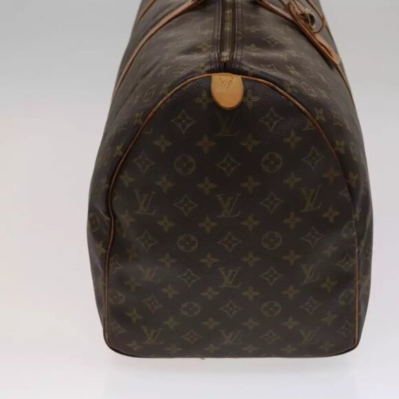 LOUIS VUITTON Monogram Keepall 60 Boston Bag M41422 LV Auth 105538 - Picture 6 of 16
